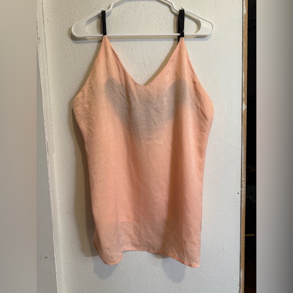 C+D+M collection XL lace & pink soft boutique tank top / camisole - Picture 2 of 5